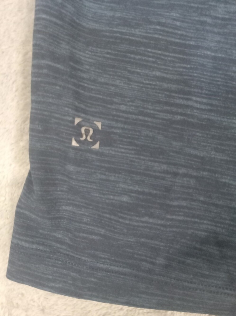lululemon athletica Men's Performance Shorts in Dark Navy Heather Size Medium - Picture 3 of 14